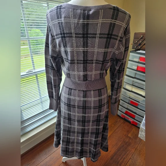 Torrid Long Sleeve Skater Sweater Dress - Picture 6 of 6